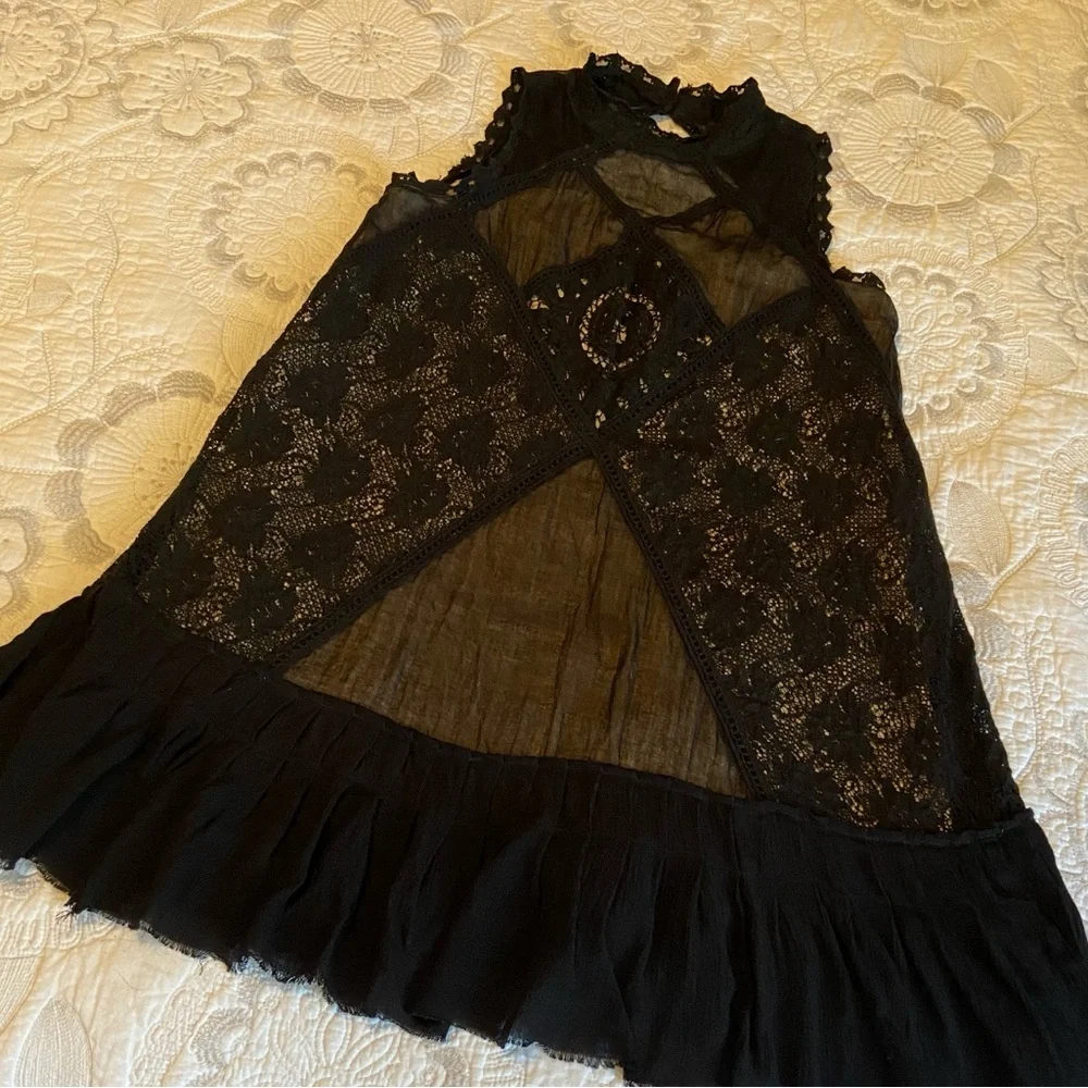 Free people angel lace mini dress size small - Picture 6 of 14